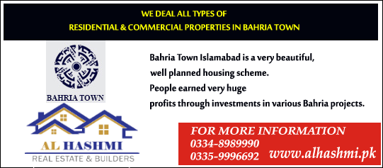 RESIDENTIAL & COMMERCIAL PROPERTIES IN BAHRIA TOWN